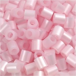 Rörpärlor, stl. 5x5 mm, Hålstl. 2,5 mm, medium, rosa pärlemor (32259), 1100 st./ 1 förp. [HOB-751260]
