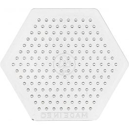 Pärlplattor, liten sexkantig, stl. 7 cm, medium, 10 st./ 1 förp. [HOB-753071]