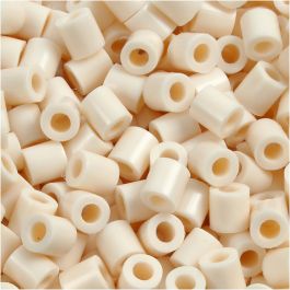 Photo Pearls, stl. 5x5 mm, Hålstl. 2,5 mm, medium, ljusbeige (12), 6000 st./ 1 förp. [HOB-75512]