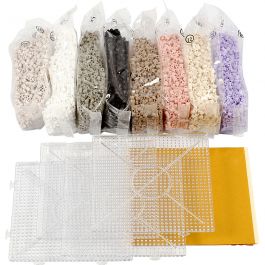 Photo Pearls Startset, medium, mixade färger, 14000 st., 1 set [HOB-75597]