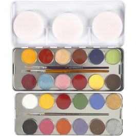 Eulenspiegel Ansiktsfärg, mixade färger, 24 färg/ 1 set [HOB-76137]