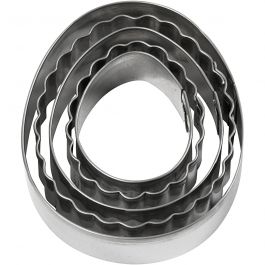 Utsticksform, ägg, stl. 8 cm, 5 st./ 1 förp. [HOB-782884]