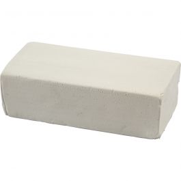 Modellera, stl. 13x6x4 cm, vit, 500 g/ 1 förp. [HOB-78681]