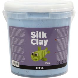 Silk Clay®, neonblå, 650 g/ 1 hink [HOB-78814]