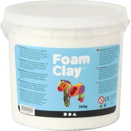 Foam Clay® , vit, 560 g/ 1 hink [HOB-78821]