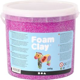 Foam Clay® , neonlila, 560 g/ 1 hink [HOB-78825]