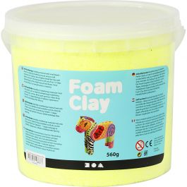 Foam Clay® , neongul, 560 g/ 1 hink [HOB-78829]