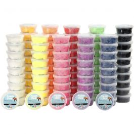 Foam Clay® , mixade färger, 10x10 burk/ 1 förp. [HOB-78836]