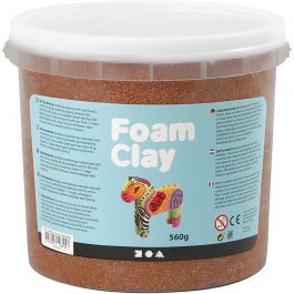 Foam Clay® , brun, 560 g/ 1 hink [HOB-78869]
