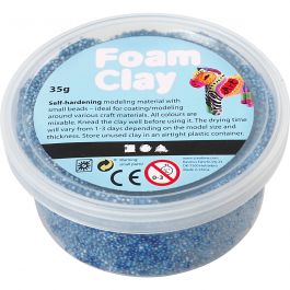 Foam Clay® , blå, 35 g/ 1 burk [HOB-78922]
