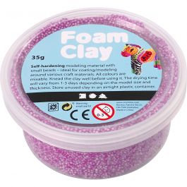 Foam Clay® , neonlila, 35 g/ 1 burk [HOB-78925]