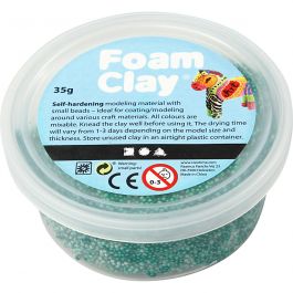 Foam Clay® , mörkgrön, 35 g/ 1 burk [HOB-78954]