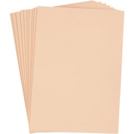 Dekorgummi, A4, ark 210x297 mm, tjocklek 2 mm, cream, 10 ark/ 1 förp. [HOB-79033]
