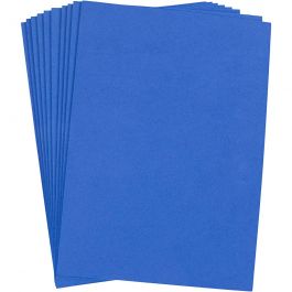 Dekorgummi, A4, ark 210x297 mm, tjocklek 2 mm, mörkblå, 10 ark/ 1 förp. [HOB-79038]
