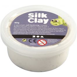 Silk Clay®, vit, 40 g/ 1 burk [HOB-79101]