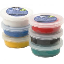 Silk Clay®, standardfärger, 6x14 g/ 1 förp. [HOB-79141]