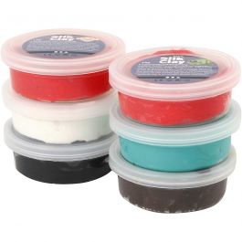Silk Clay®, julfärger, 6x14 g/ 1 förp. [HOB-79150]