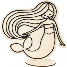 Dekorationsfigur, sjöjungfru, H: 18 cm, 1 st. [HOB-791956]