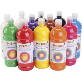 
Temperafärg Matt, matt, mixade färger, 12x1000 ml/ 1 förp. [HOB-642197]