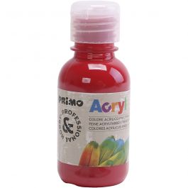 PRIMO lyxakrylfärg, mörkröd, 125 ml/ 1 flaska [HOB-638336]
