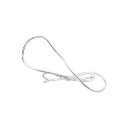 Resårband Metallisk Silver 20cm (50 st) [8MS]