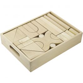 VIGA träklossar, 48 delar/ 1 set [HOB-907732]