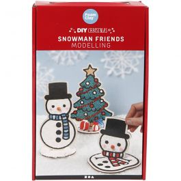Snögubbe och julgran, 1 set [HOB-97071]