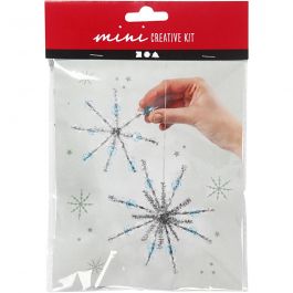 Mini DIY Kit, iskristaller/snöflingor, 1 förp. [HOB-977352]