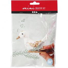 Mini DIY Kit, fågel på klämma, 1 set [HOB-977355]