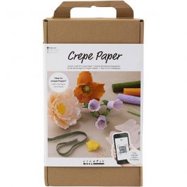 Start DIY Kit Kräppapper, mixade färger, 1 förp. [HOB-97738]