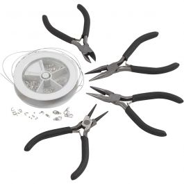 Smyckestartset med Verktyg, försilvrad, 1 set [HOB-99128]