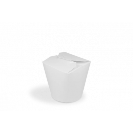 Wok till Go beker kartillng 8x8,6 cm 16oz 400ml Vit (500 st) [TK-9987001]