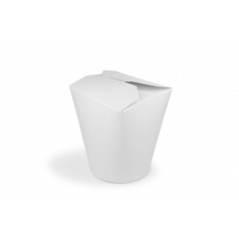 Wok till Go kopp 10x11,5 cm 32oz 1000ml kartillng Vit (500 st) [TK-9987003]