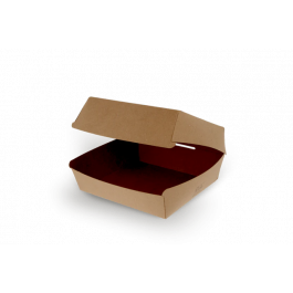 Menubox / Hamburgerbricka 20x8,8x20 cm FSC®Mix kraft (300 st) [TK-9987220]