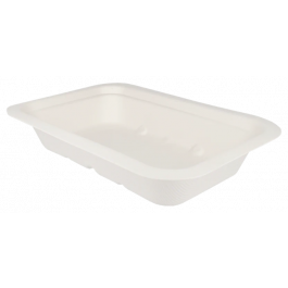 Måltidsbricka 360ml 13x3,5x19 cm sockerrör (600 st) [TK-9987302]