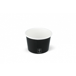 glassbägare Kartong 240ml Ø9 cm 8oz FSC®Mix Svart (1.000 st) [TK-9987423]