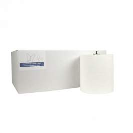 Handduksrulle Matic 2 lager 150 mätare Ø21cm 100% cellulosa Vit T7 (6 st) [TK-9987469]