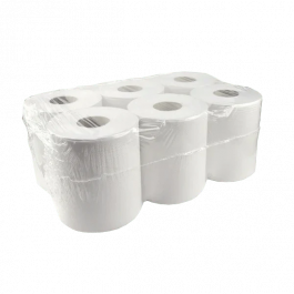Handduksrulle Midi 2 lager 150 mätare Ø19cm 100% cellulosa T9 (6 st) [TK-9987477]