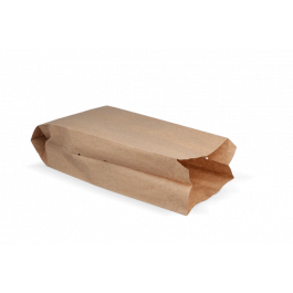 Snack väskor perforerat papper (1 damm) 14x8x32 cm kraft 50gr (1.200 st) [TK-9987486]