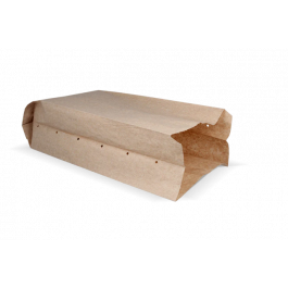 Snack väskor perforerat papper (3 damm) 16x10x36 cm kraft 50gr (900 st) [TK-9987490]