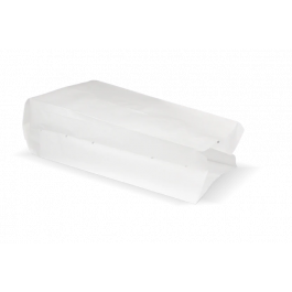 Snack väskor perforerat papper (3 damm) 16x10x36 cm Vit 45gr (1.000 st) [TK-9987491]