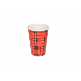 kaffekopp 180cc 7.5oz Ø7 cm Tartan scotty (2.500 st) [TK-9987555]
