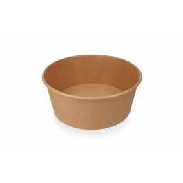 sallad Poke Skål 750ml 26oz Ø14,8x6 cm kraft (300 st) [TK-9987584]