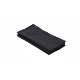 Servett 2 lager papper 1/8 Fold 40x40cm Svart (1.500 st) [TK-9987615]