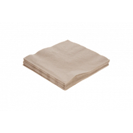Servett 2 lager papper 1/4 Fold 33x33cm kraft (2.000 st) [TK-9987625]