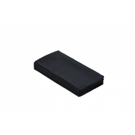 Servett 2 lager papper 1/8 Fold 33x33cm Svart (2.000 st) [TK-9987627]