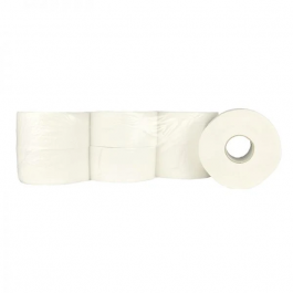 Toalettpapper Mini Jumbo 180m 2 lager Vit T2 (12 st) [TK-9987671]