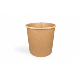 soppkopp kartong 750ml Ø11,8cm 26oz kraft (500 st) [TK-9987691]