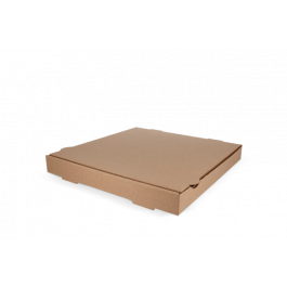 Pizzakartonger 32x4,2x32cm kraft brun (100 st) [TK-9987695]