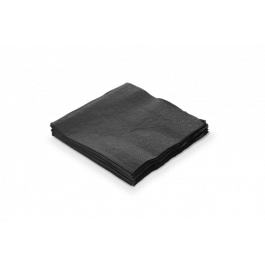 Servett 2 lager papper 1/4 Fold 24x24cm Svart (4.000 st) [TK-9987861]